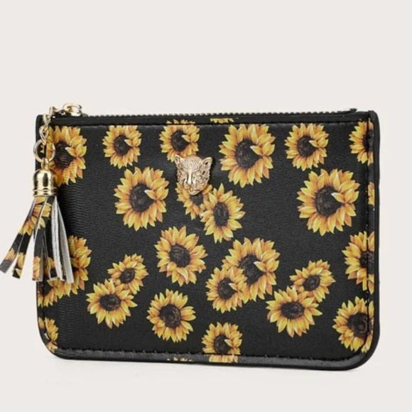 🤩HP🤩🔥2for$25🔥Sunflower card holder wallet - Picture 2 of 5